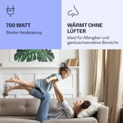 [Wiederverpackt] Wonderwall Air Art Smart Infrarotheizung Mit Bild Grünes Blatt -Klarstein Verkäufe 10037916 de 0005 logo