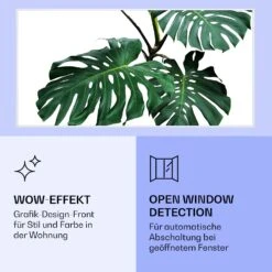 [Wiederverpackt] Wonderwall Air Art Smart Infrarotheizung Mit Bild Grünes Blatt -Klarstein Verkäufe 10037916 de 0006 logo