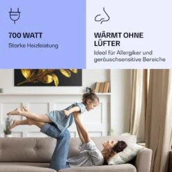 [Wiederverpackt] Wonderwall Air Art Smart Infrarotheizung Mit Bild Goldenes Blatt -Klarstein Verkäufe 10037920 de 0005 logo