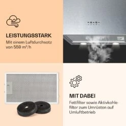 [Wiederverpackt] Monumenta Wandabzugshaube -Klarstein Verkäufe 10039394 de 0003 logo 1