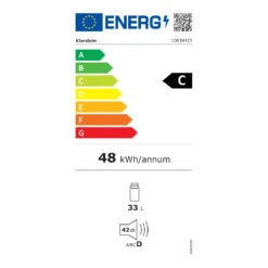 Beersafe M Crystal White Getränkekühlschrank Mit Glastür 33 Liter -Klarstein Verkäufe 10039423 energy label