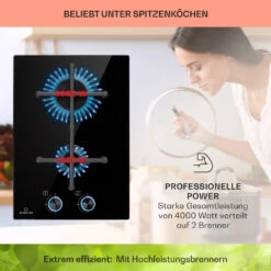 [Wiederverpackt] Illuminosa Domino Gaskochfeld -Klarstein Verkäufe 10039896 de 0003 usp