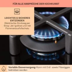 [Gebraucht] Illuminosa Domino Gaskochfeld -Klarstein Verkäufe 10039896 de 0005 usp 1