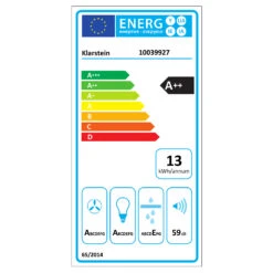 [Gebraucht] Aurora Eco 60 Dunstabzugshaube -Klarstein Verkäufe 10039927 energy label
