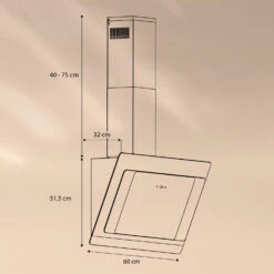 [Wiederverpackt] Aurora Eco 60 Dunstabzugshaube -Klarstein Verkäufe 10039927 yy 0007 logo 1