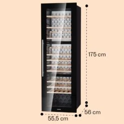 Vinsider 89 Built-In Trio Einbau-Weinkühlschrank -Klarstein Verkäufe 10040720 yy 0008 dimensions