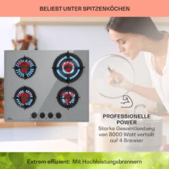 [Gebraucht] Firetale Gaskochfeld 4-flammig -Klarstein Verkäufe 10041302 de 0003 usp 1