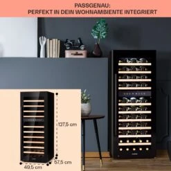 Barossa 73 Duo Weinkühlschrank 2 Zonen 13 Barossa 73 Duo Weinkühlschrank 2 Zonen -Klarstein Verkäufe 10041308 de 0006 logo