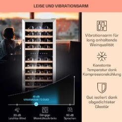 [Gebraucht] Vinamour 73 Duo Weinkühlschrank 2 Zonen -Klarstein Verkäufe 10041314 de 0004 logo