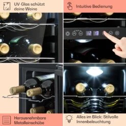 Shiraz 12 Duo Weinkühlschrank 2 Zonen -Klarstein Verkäufe 10041361 de 0005 usp