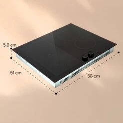Magnichef 4 Flex Einbau-Induktionskochfeld -Klarstein Verkäufe 10041381 yy 0011 dimensions