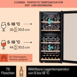 [Gebraucht] Vinamour 66 Duo Weinkühlschrank -Klarstein Verkäufe 10041394 de 0003 usp