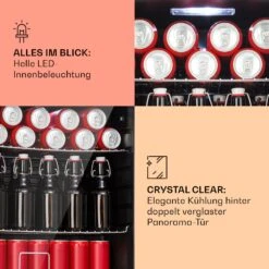 [Wiederverpackt] Beersafe XL Getränkekühlschrank Mit Glastür 60 Liter -Klarstein Verkäufe 10041891 de 0004 usp 1