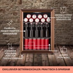 [Gebraucht] Beersafe XL Getränkekühlschrank Mit Glastür 60 Liter -Klarstein Verkäufe 10041891 de 0006 usp