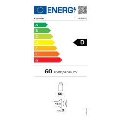 [Wiederverpackt] Beersafe XL Getränkekühlschrank Mit Glastür 60 Liter -Klarstein Verkäufe 10041891 energy label 1