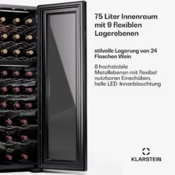[Gebraucht] Shiraz 24 Duo Weinkühlschrank -Klarstein Verkäufe 10045298 de 0004 usp 1