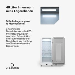 [Wiederverpackt] Shirley 15 Uno Weinkühlschrank -Klarstein Verkäufe 10045343 de 0004 usp