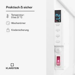 [Gebraucht] Wonderwall Air Smart 480 Infrarotheizung Für Die Wand -Klarstein Verkäufe 10045441 de 0005 usp