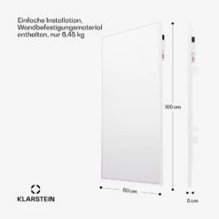 [Gebraucht] Wonderwall Air Smart 600 Infrarotheizung Für Die Wand -Klarstein Verkäufe 10045442 de 0007 usp 1