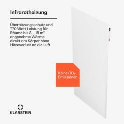 [Wiederverpackt] Wonderwall Air Smart 770 Infrarotheizung Für Die Wand -Klarstein Verkäufe 10045443 de 0003 usp