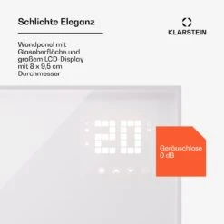 [Wiederverpackt] Wonderwall Smart Bornholm Infrarotheizung Für Die Wand 480W -Klarstein Verkäufe 10045463 de 0004 usp