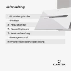 [Wiederverpackt] BigBite 60 Dunstabzugshaube A++ -Klarstein Verkäufe 10045554 de 0008 usp 1