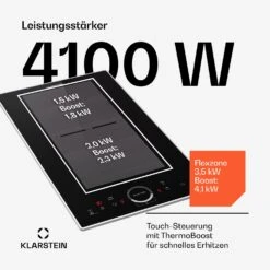 [Wiederverpackt] Delicatessa Domino Prime Induktionskochfeld -Klarstein Verkäufe 10045582 de 0003 usp