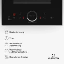 [Wiederverpackt] Delicatessa Domino Prime Induktionskochfeld -Klarstein Verkäufe 10045582 de 0006 usp