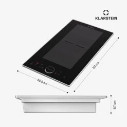 [Wiederverpackt] Delicatessa Domino Prime Induktionskochfeld -Klarstein Verkäufe 10045582 yy 0011 dimensions