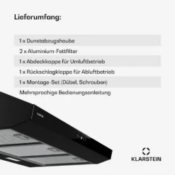 Contempo Neo Unterbau-Dunstabzugshaube -Klarstein Verkäufe 10045597 de 0007 usp