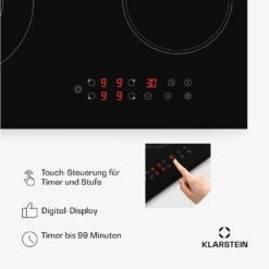[Gebraucht] Virtuosa 4 Glaskeramik-Kochfeld -Klarstein Verkäufe 10045614 de 0005 usp 1