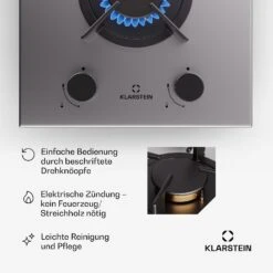 [Gebraucht] Goldflame 2 Gaskochfeld -Klarstein Verkäufe 10045622 de 0005 usp