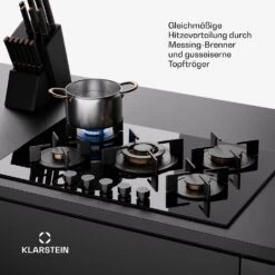 [Wiederverpackt] Goldflame 5 Gaskochfeld 5-flammig Autark -Klarstein Verkäufe 10045626 de 0004 usp 1
