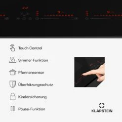 Masterzone Slim Round Induktionskochfeld -Klarstein Verkäufe 10045798 de 0005 usp