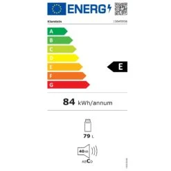 CoolArt 79L Kühl-Gefrier-Kombination -Klarstein Verkäufe 10045806 energy label