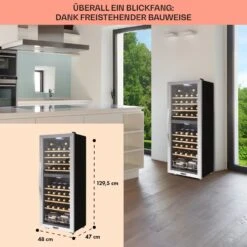 Vinamour 54 Duo Weinkühlschrank 2 Zonen 13 Vinamour 54 Duo Weinkühlschrank 2 Zonen -Klarstein Verkäufe 10045813 de 0006 usp