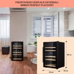 Barossa 40 Duo Einbau-Weinkühlschrank 13 Barossa 40 Duo Einbau-Weinkühlschrank -Klarstein Verkäufe 10045814 de 0006 usp