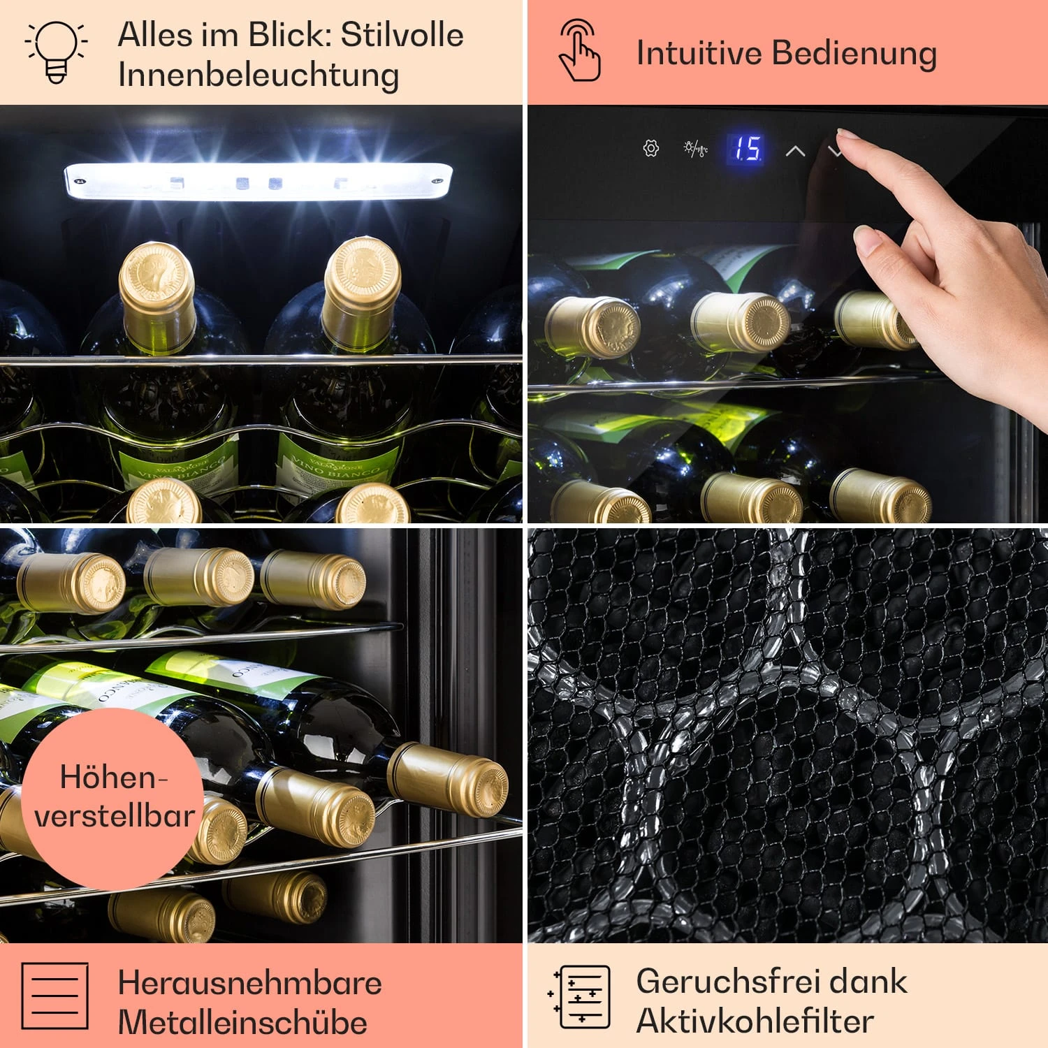 Shiraz 16 Uno Weinkühlschrank 5 Shiraz 16 Uno Weinkühlschrank – Bild 5