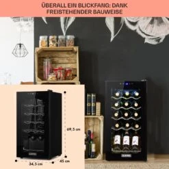[Gebraucht] Shiraz 15 Slim Uno Weinkühlschrank -Klarstein Verkäufe 10045879 de 0006 usp 1