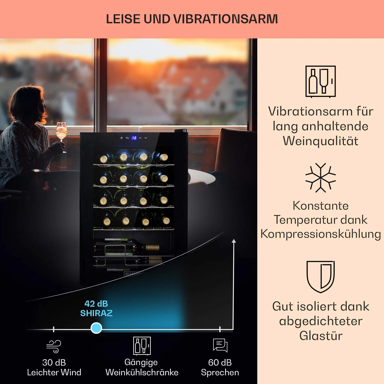 Shiraz 20 Uno Weinkühlschrank 4 Shiraz 20 Uno Weinkühlschrank – Bild 4