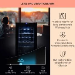 Shiraz 24 Uno Weinkühlschrank -Klarstein Verkäufe 10045881 de 0004 usp
