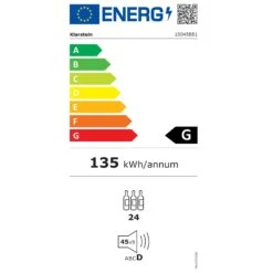 Shiraz 24 Uno Weinkühlschrank -Klarstein Verkäufe 10045881 energy label