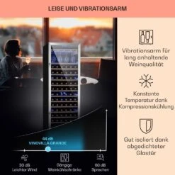 Vinovilla Grande 165 Built-in Uno Einbau-Weinkühlschrank -Klarstein Verkäufe 10045899 de 0004 usp