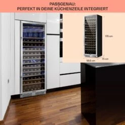 Vinovilla Grande 165 Built-in Uno Einbau-Weinkühlschrank -Klarstein Verkäufe 10045899 de 0006 usp