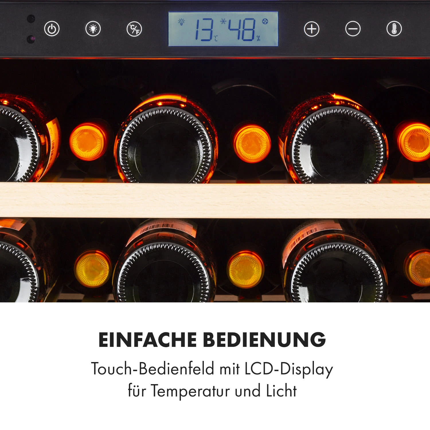 Vinovilla Grande 165 Built-in Uno Onyx Weinkühlschrank 2 Zonen 4 Vinovilla Grande 165 Built-in Uno Onyx Weinkühlschrank 2 Zonen – Bild 4