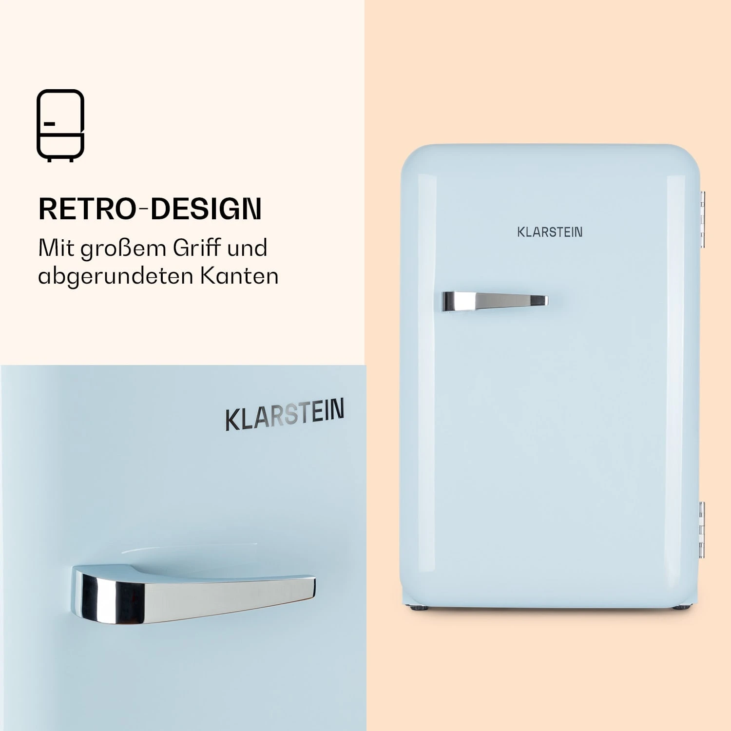 Audrey Retro-Kühlschrank 3 Audrey Retro-Kühlschrank – Bild 3