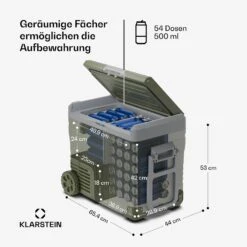 PolarForce 50L Kompressor-Kühlbox -Klarstein Verkäufe 10046217 de 0007 usp