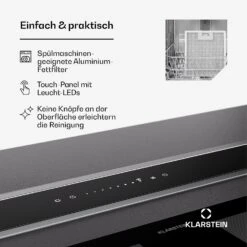 Royal Flush Eco Slim 60 Dunstabzugshaube -Klarstein Verkäufe 10046224 de 0006 usp