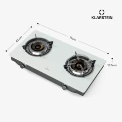 [Gebraucht] Barzona Campingkocher | 2 Brenner -Klarstein Verkäufe 10046299 yy 0011 dimensions