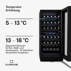 [Gebraucht] Vinovilla 30 Duo Einbau-Weinkühlschrank | 30 Flaschen -Klarstein Verkäufe 10046354 de 0004 usp